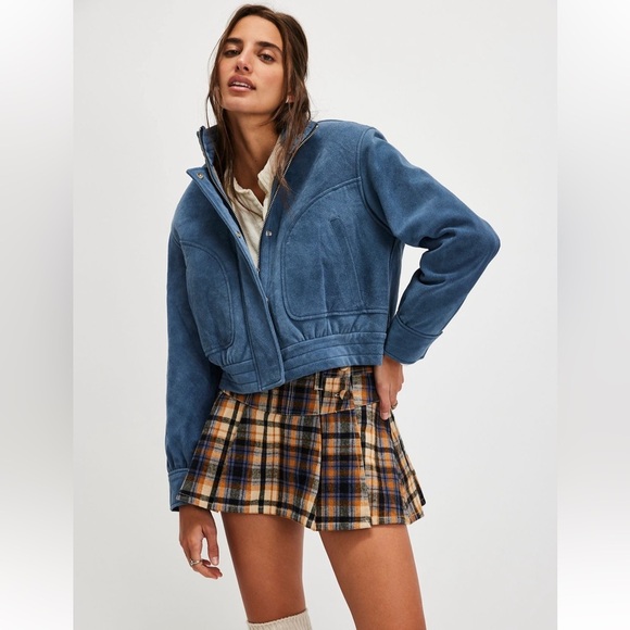 NEW WITH TAGS WE THE FREE WES SUEDE BOMBER JACKET - Picture 6 of 8